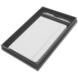 Flexi Notebook & Pen Set White